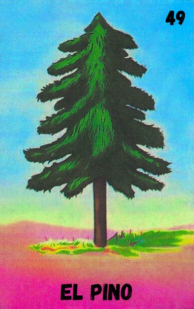 El Pino, carta tradicional de Lotería