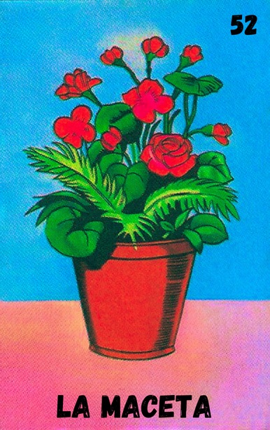La Maceta, carta tradicional de Lotería