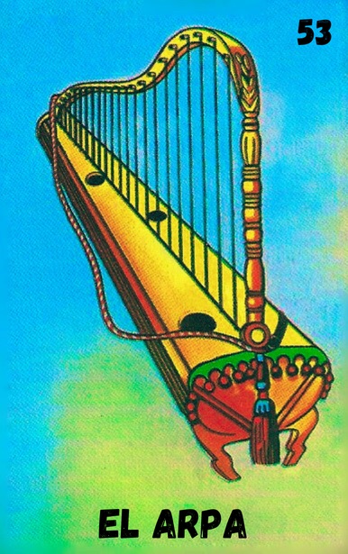 El Arpa, carta tradicional de Lotería
