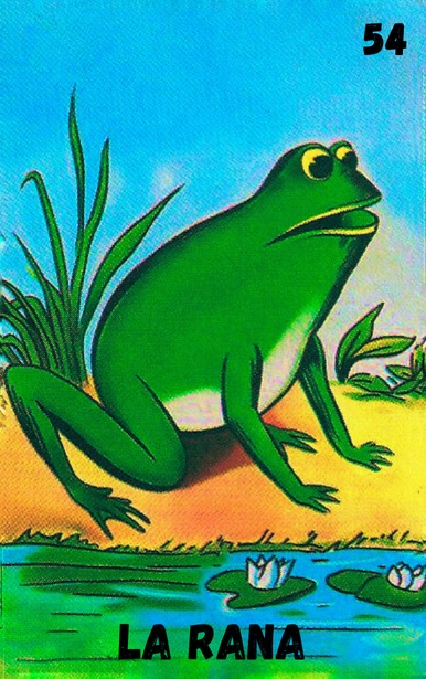 La Rana, carta tradicional de Lotería